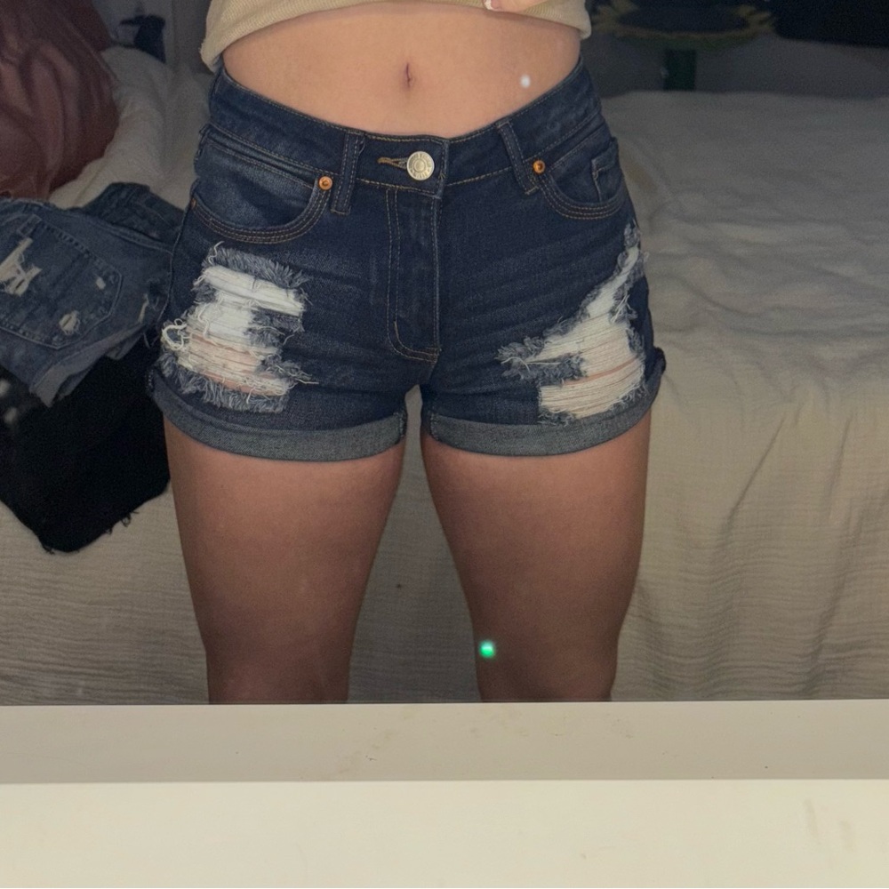 Distressed Denim Shorts✨